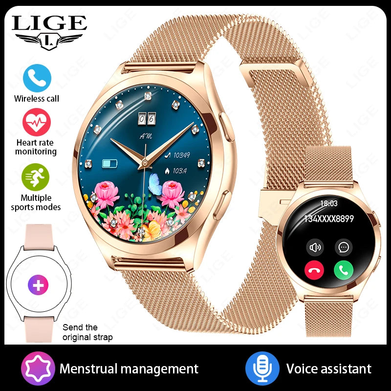 LIGE Women’s Luxury Smartwatch