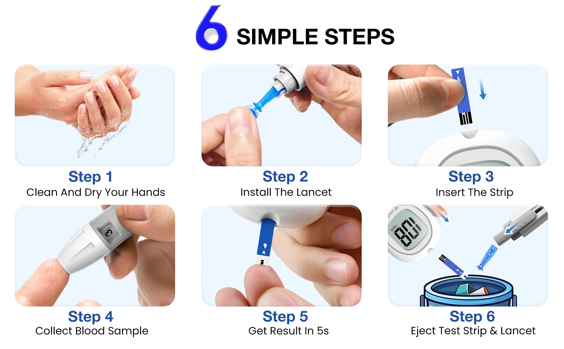 LinkSun Blood Glucose Meter Kit