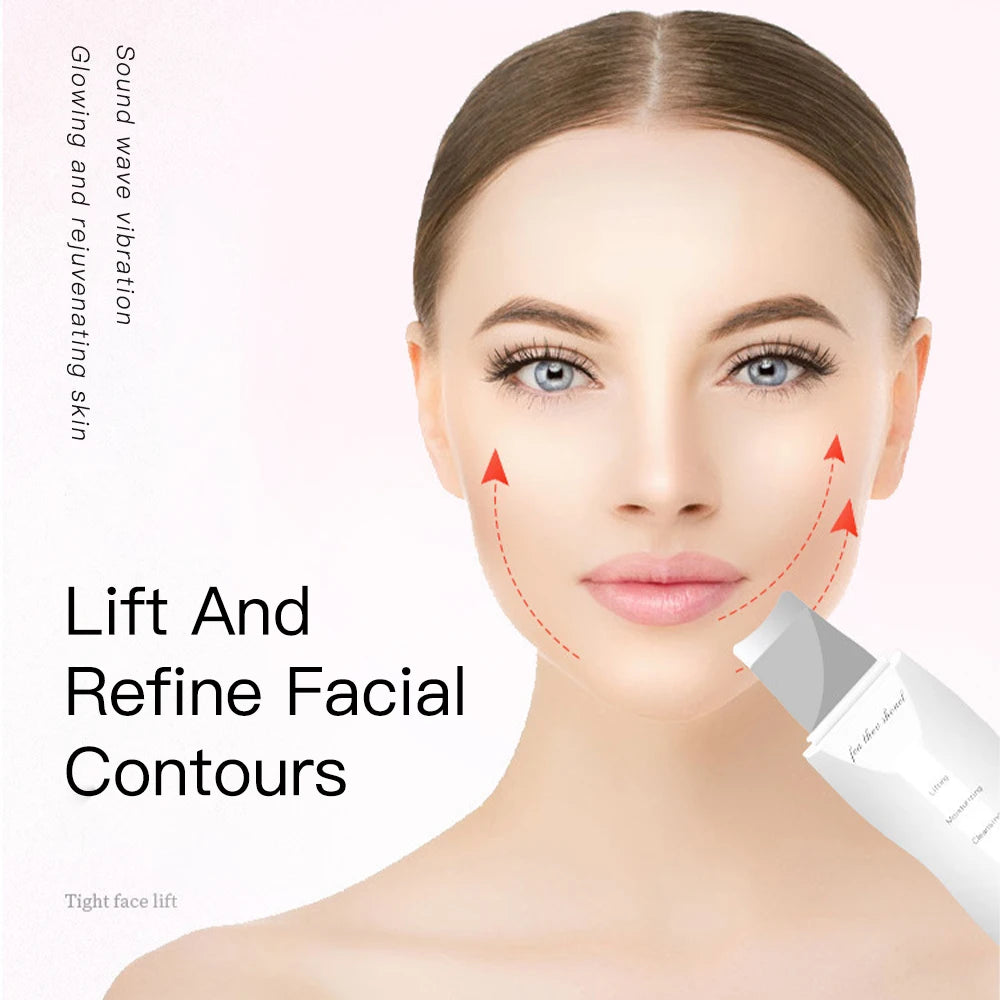 Ultrasonic Skin Scrubber Spatula