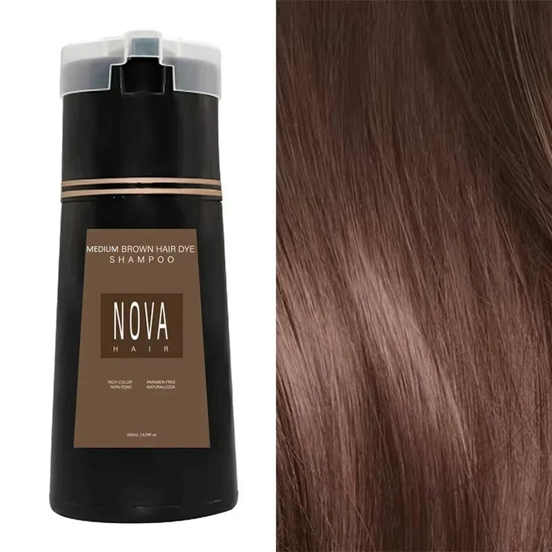 Nova 3-in-1 Hair Dye Shampoo