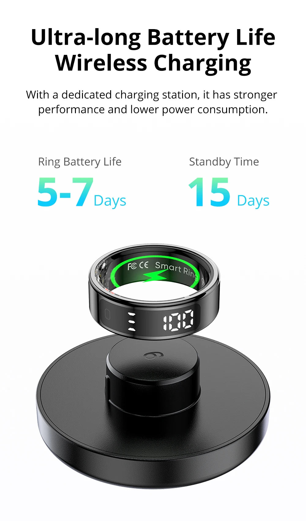 Touch Display Smart Ring COLMI R12