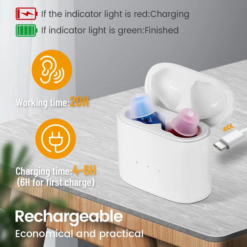 Rechargeable Mini Hearing Aid