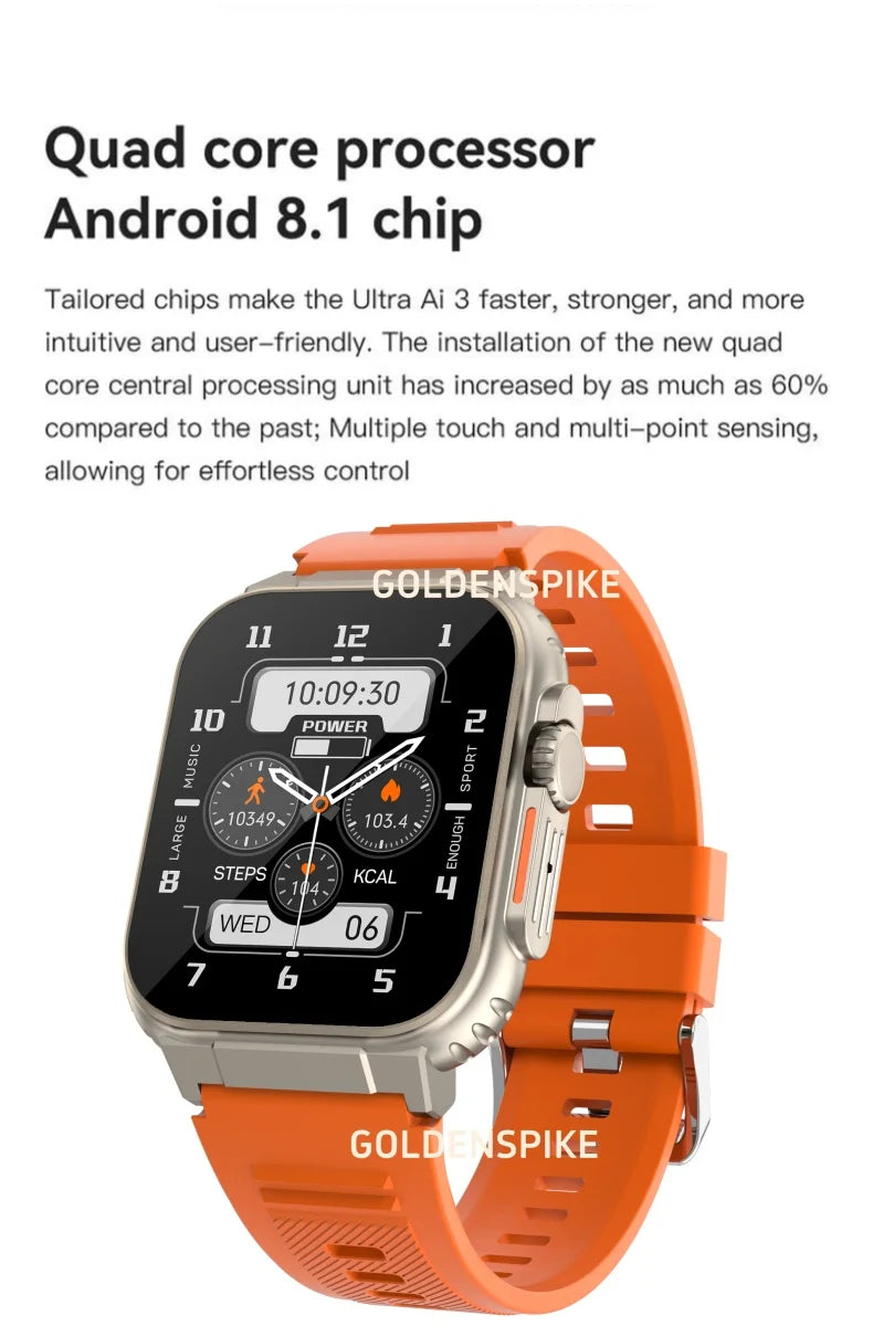 Microwear Ultra Ai3 5G Smartwatch