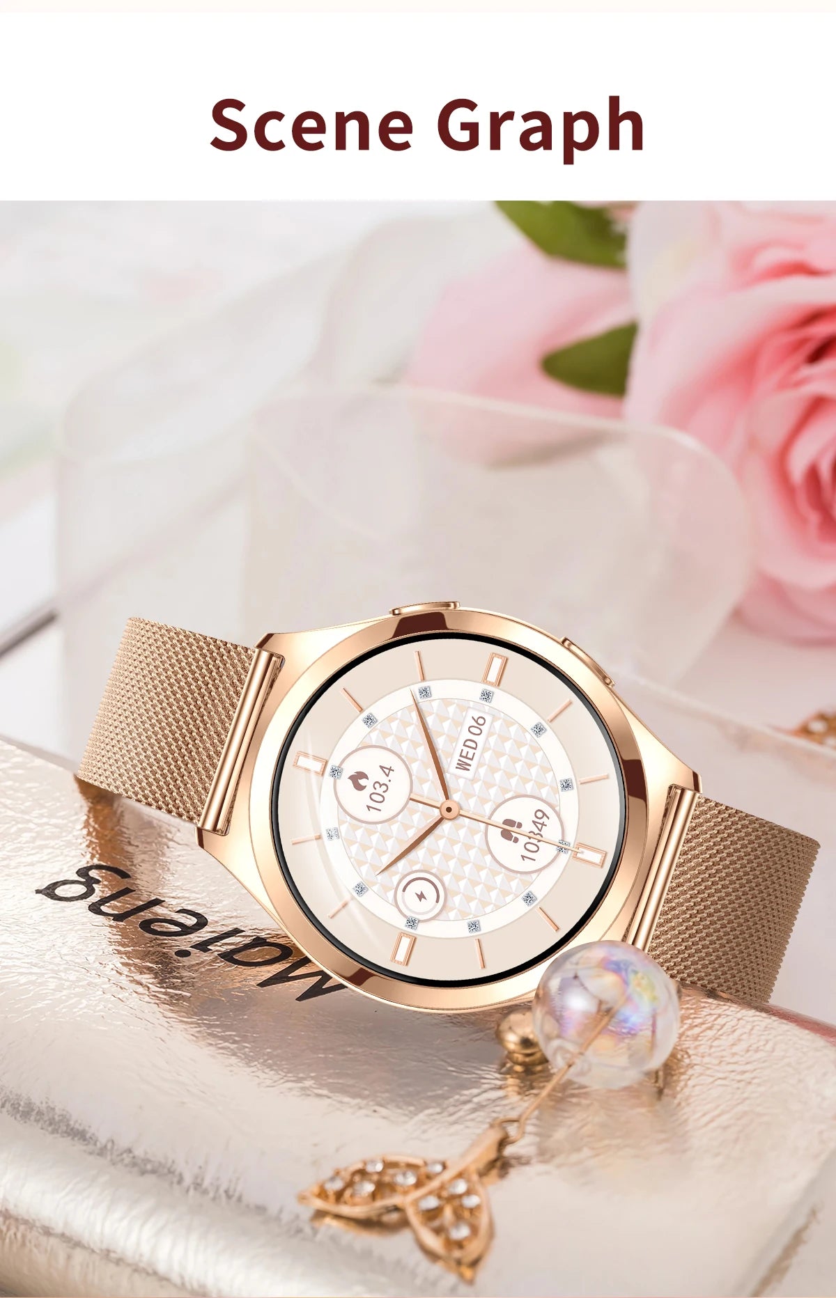 LIGE Women’s Luxury Smartwatch