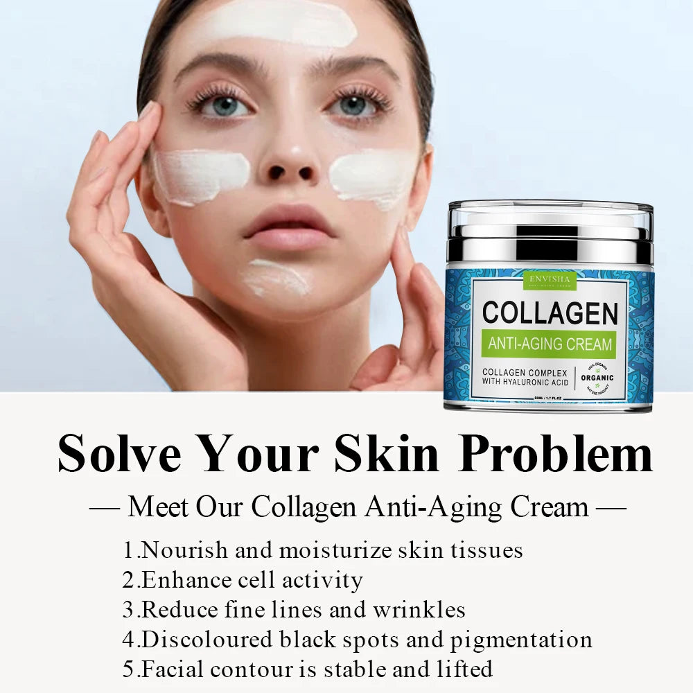 ENVISHA Collagen Hyaluronic Face Cream