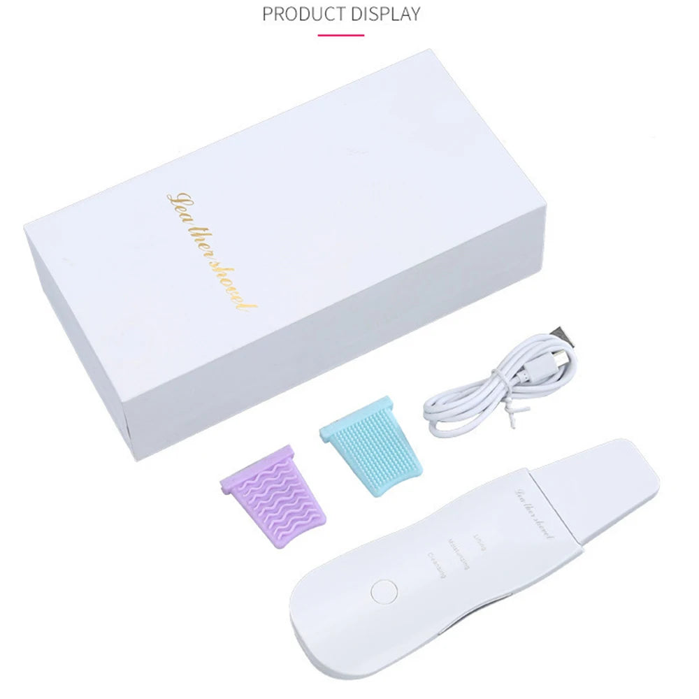 Ultrasonic Skin Scrubber Spatula